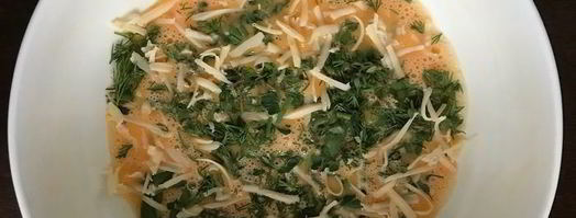 омлет со шпинатом и помидорами черри. Шаг 4