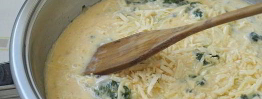 омлет со шпинатом и сыром. Шаг 8