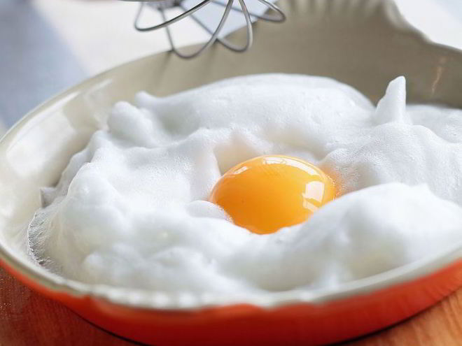 Рецепт омлета, взбитого в пену