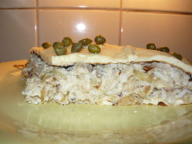 Рецепт омлеты с салатом