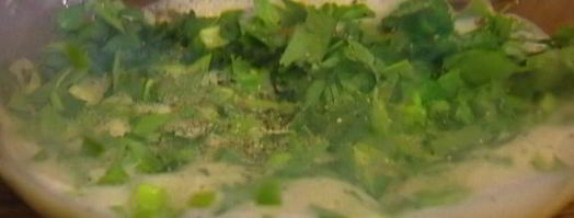 открытый омлет с фетой и помидорами черри. Шаг 5