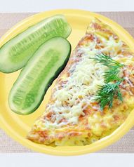 Омлет в микроволновке