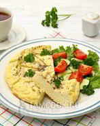 Пышный омлет в мультиварке