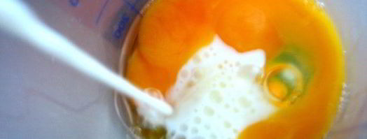 сладкий яблочный омлет. Шаг 7