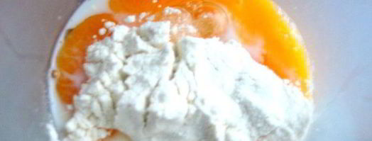 сладкий яблочный омлет. Шаг 8