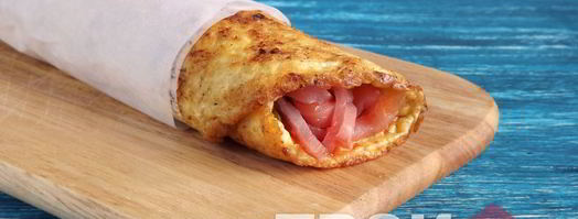 сырный омлет с ветчиной. Шаг 11