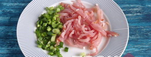 сырный омлет с ветчиной. Шаг 6