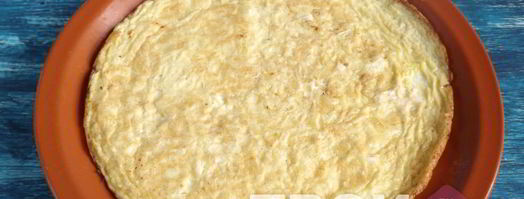 сырный омлет с ветчиной. Шаг 7