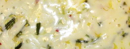 сырный омлет со стручковой фасолью. Шаг 4