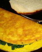 Сырный омлет, запеченный в духовке