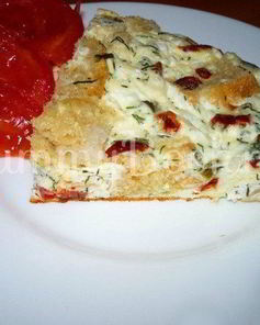 Сытный омлет из мультиварки