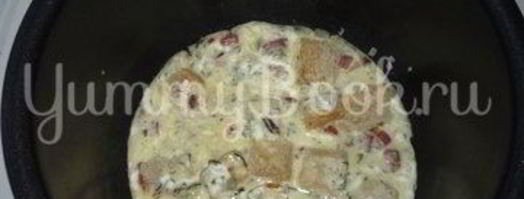 сытный омлет из мультиварки. Шаг 6