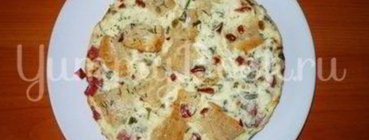 сытный омлет из мультиварки. Шаг 8