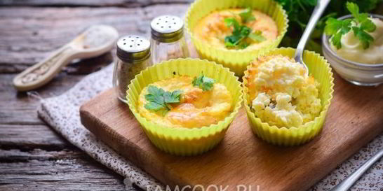 Воздушный омлет в духовке