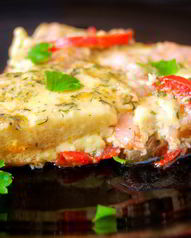 Закуски с креветками