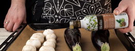 баклажановый паштет с грибами. Шаг 2