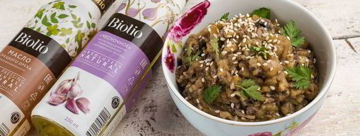 баклажановый паштет с грибами. Шаг 6