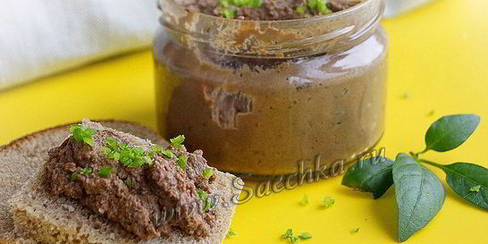 Домашний паштет из куриной печени