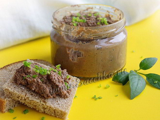 Рецепт домашнего паштета из куриной печени