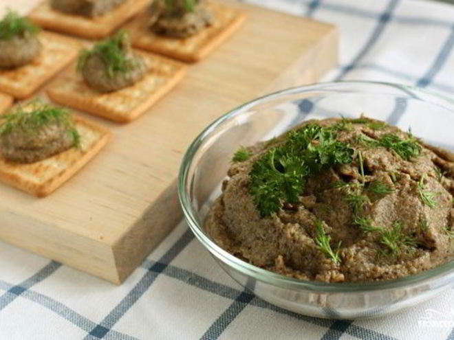 Рецепт грибного паштета на зиму