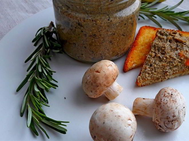 Рецепт паштета грибного