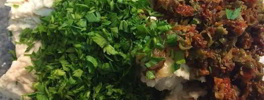 паштет из белой фасоли с вялеными помидорами. Шаг 5