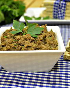 Паштет из чечевицы с курагой