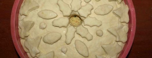 паштет из индейки с грибами, запеченный в хлебной корочке. Шаг 11