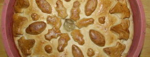 паштет из индейки с грибами, запеченный в хлебной корочке. Шаг 12