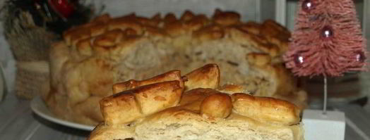 паштет из индейки с грибами, запеченный в хлебной корочке. Шаг 14