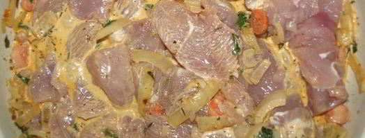 паштет из индейки с грибами, запеченный в хлебной корочке. Шаг 5