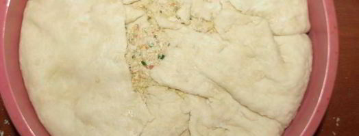 паштет из индейки с грибами, запеченный в хлебной корочке. Шаг 9