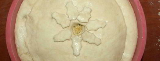 паштет из индейки с грибами, запеченный в хлебной корочке. Шаг 10