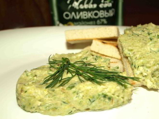 Рецепт паштета из лука-порея, яиц и орехов кешью