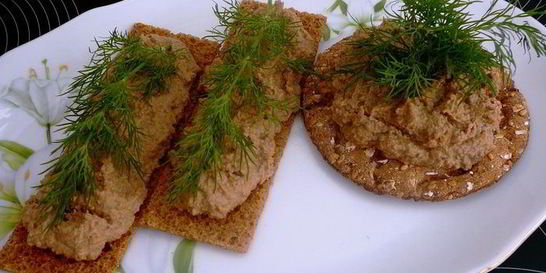 Паштет из свиной печени