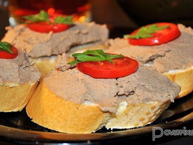 Рецепт паштета из телячьей печени