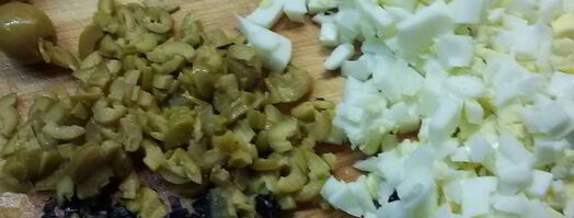 паштет из трески с оливками. Шаг 3