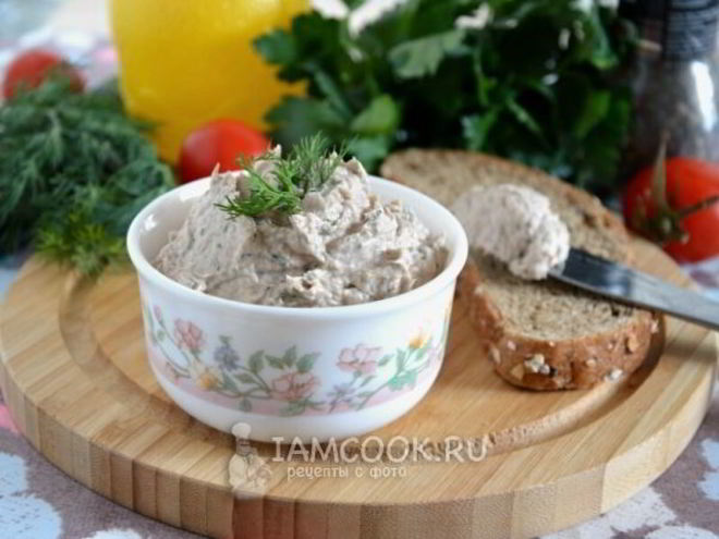 Рецепт паштета из тунца и сливочного сыра