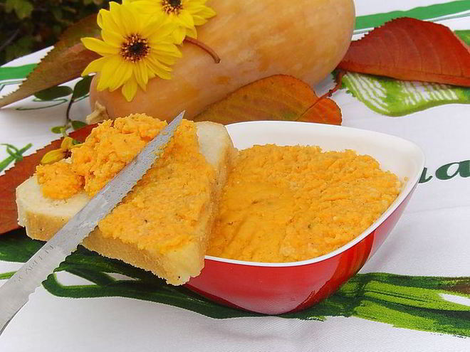 Рецепт паштета из тыквы