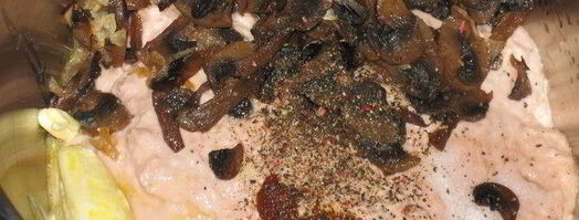 паштет с фруктовым салатом. Шаг 4