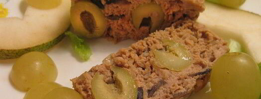 паштет с фруктовым салатом. Шаг 7