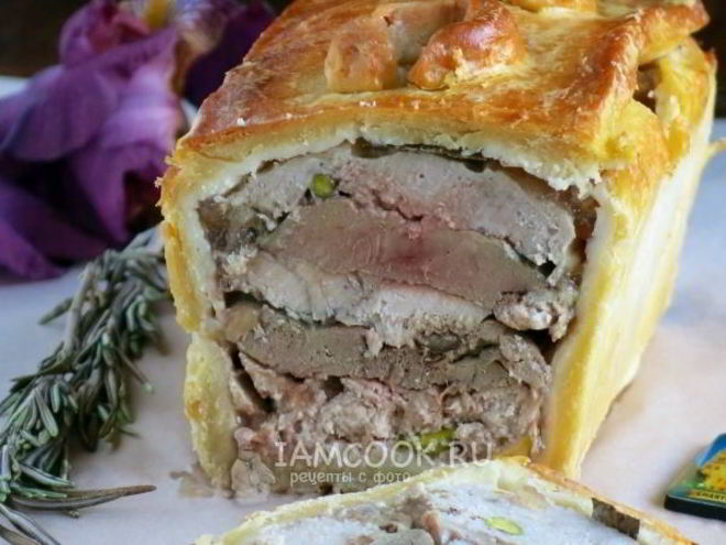 Рецепт паштета в тесте