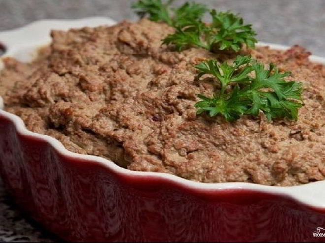Рецепт печеночного паштета домашнего