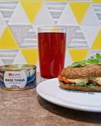 Закусочный паштет из тунца и нута