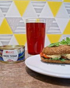 Закусочный паштет из тунца и нута