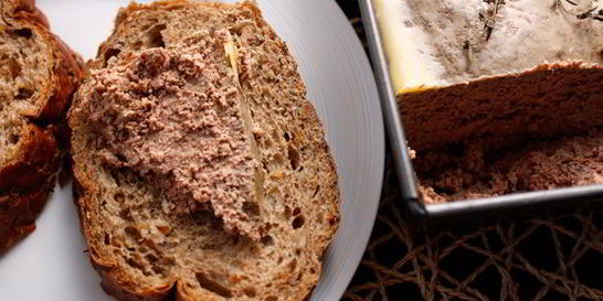 Запеченный паштет из куриной печени