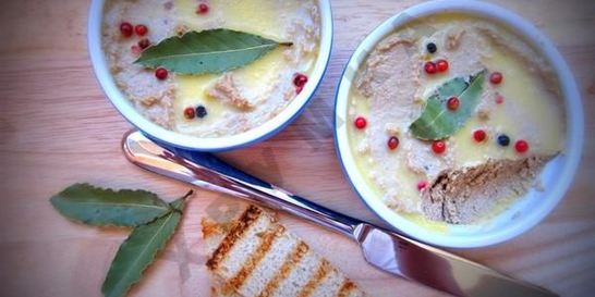 Запеченный паштет из утиной печени