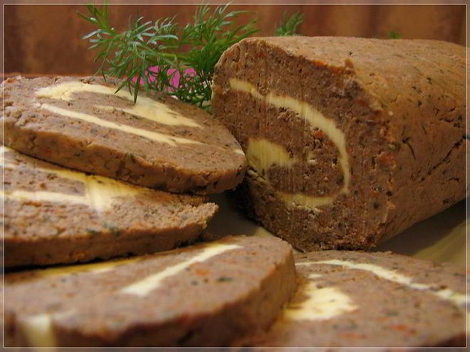 Рецепт печеночного рулета