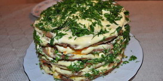 Печеночный торт