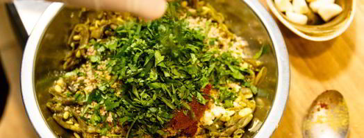 пхали из зеленой фасоли. Шаг 4